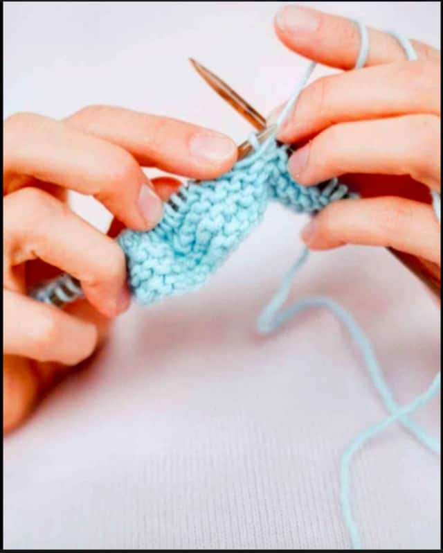 Beginners and advanced knitters are welcome to come to Beekman Library's knitting group.