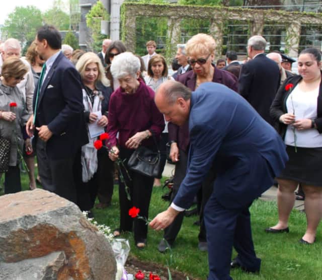 John Hogan joined with many others to remember the Armenian Genocide.