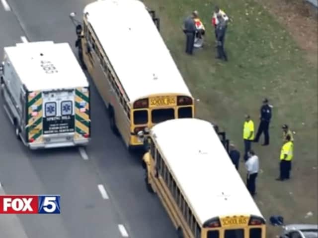 All of the 40 students treated following a school bus accident on Monday have been released from the hospital.