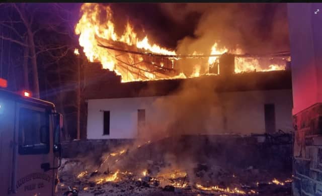 A look at the fire that broke out Friday night at Yeshiva of Nitra complex in New Castle.