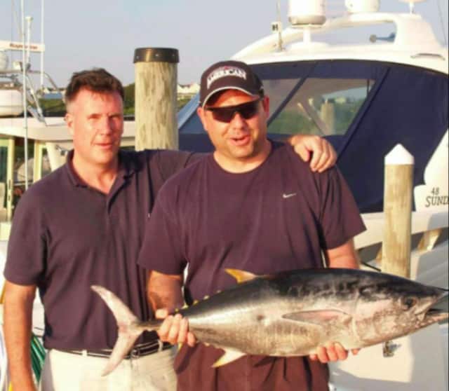Joseph Percoco, right, and Todd Howe on a 2010 fishing trip.
