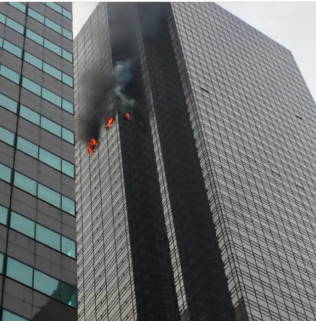A look at the fire that broke out on the 50th floor of Trump Tower.