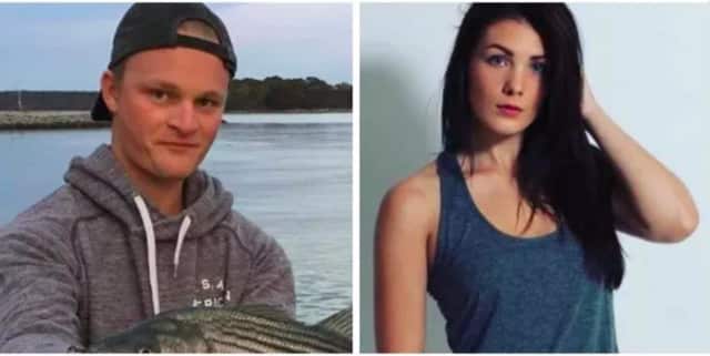 Spencer Mugford, 21, and his girlfriend Sophia McKenna, 20.