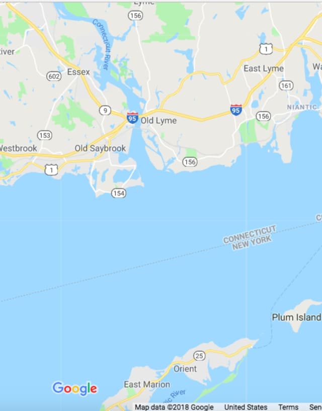 The mouth of the Connecticut River to the Long Island Sound in Old Saybrook.