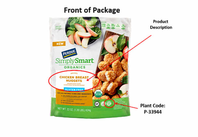 Perdue Foods has recalled Simply Smart Organics Chicken Nuggets