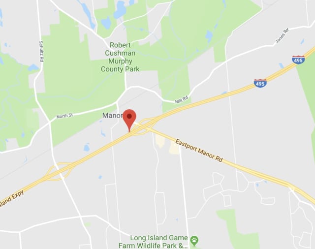 A Manorville man was killed following a crash on the LIE during a medical event.