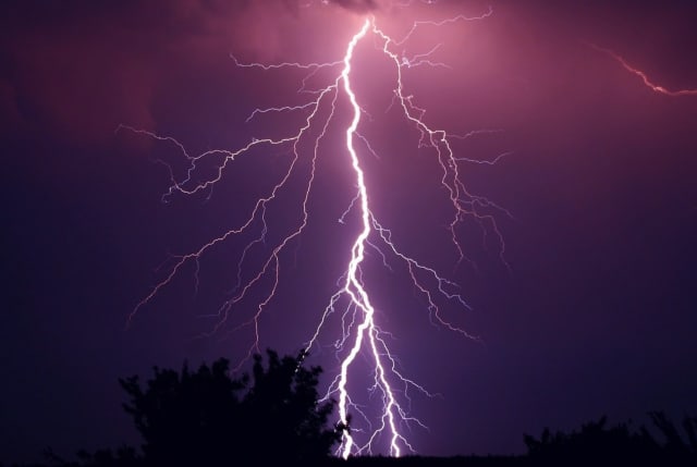 A 19-year-old man was taken to Morristown Medical Center after being struck by lightning while in a Chatham Borough field Thursday evening, authorities said.