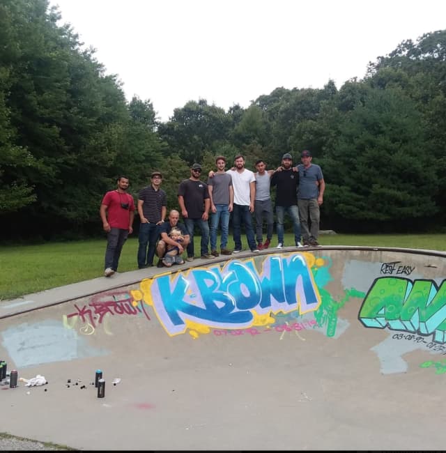 New York State Police are investigating a fatal car accident that took the life of a Norwich man on Fishers' Island. Friends of Kevin Brown are shown at a memorial painted in his memory at Norwich Skate Park.