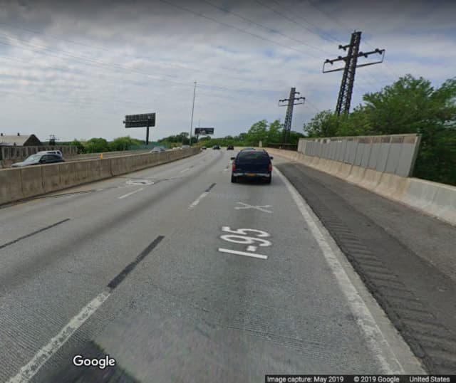 I-95 southbound in New Rochelle has reopened after a person fell or jumped from an overpass.