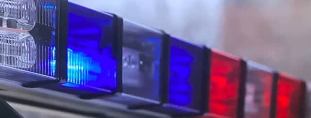 A motorcyclist that lost control of his bike and struck a rock caused a chain-reaction crash in the area that injured three, one of whom is in critical condition, according to state police.