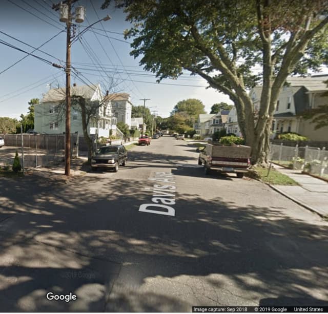 The area of Davis Avenue in Bridgeport where the shooting happened.