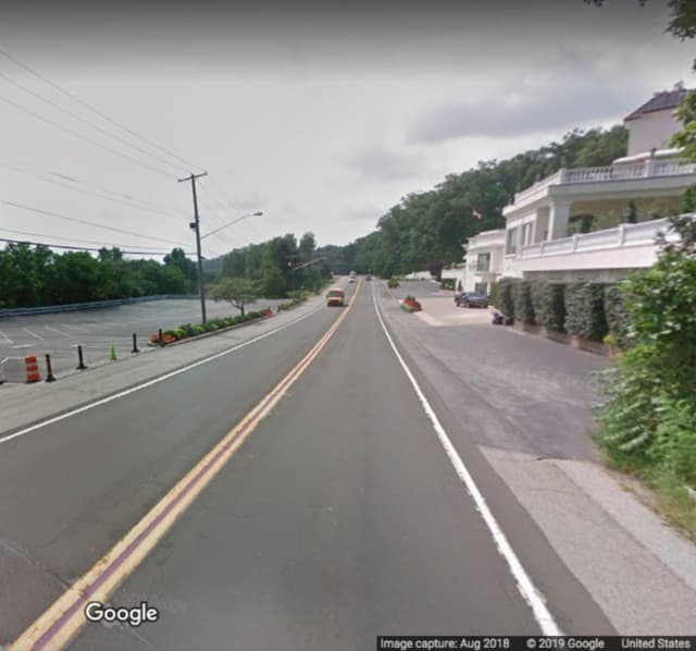 The area of Route 6 in Mahopac where the incident happened.
