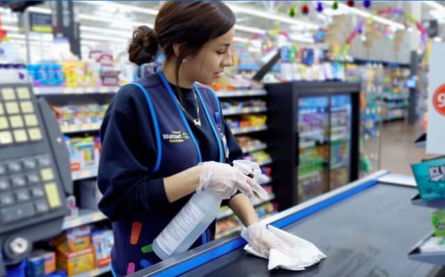 All Walmart stores will begin taking the temperatures of employees as they report to work.
