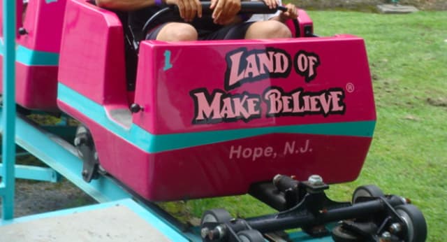 A woman was airlifted to an area hospital after she went unconscious on a water slide at a Warren County amusement park Tuesday afternoon, authorities said.