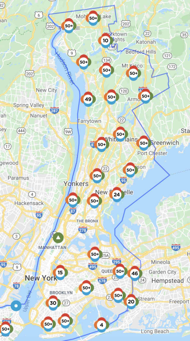Con Ed Power Outage Map Isaias New Power Outage Update: These Westchester Communities Are 