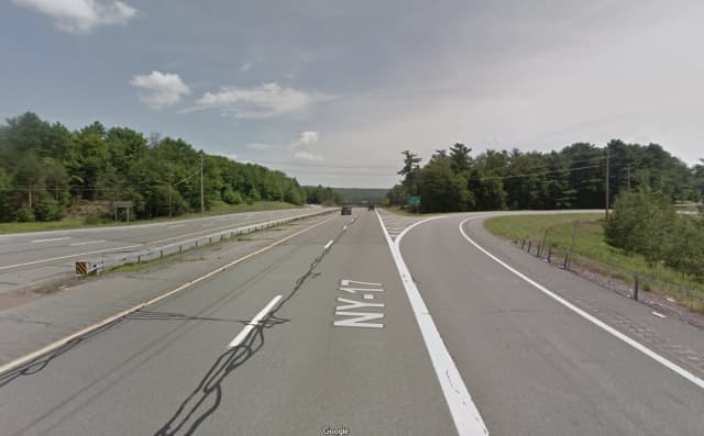 A man and woman were critically injured in a crash on Route 17 near exit 107 in Sullivan County.