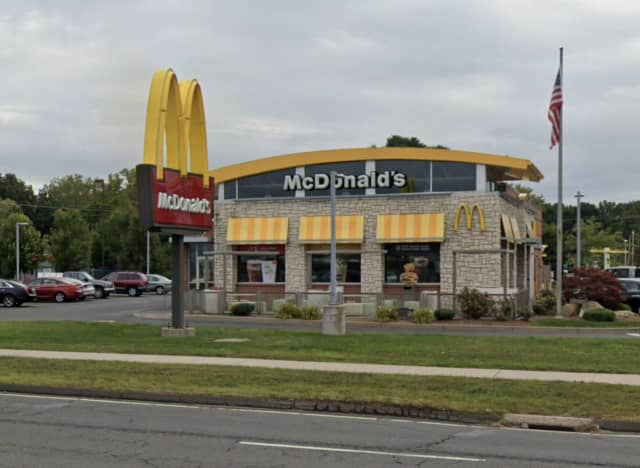 A man stole the cash drawer at the Winsor Locks McDonald's by reaching in thru the drive-thru windows.