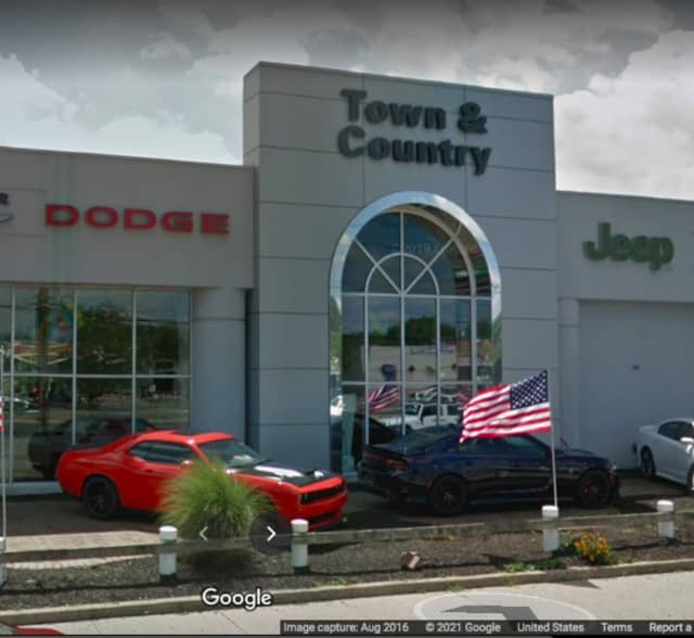 Town & Country Chrysler Dealership located on Hempstead Turnpike in Levittown.