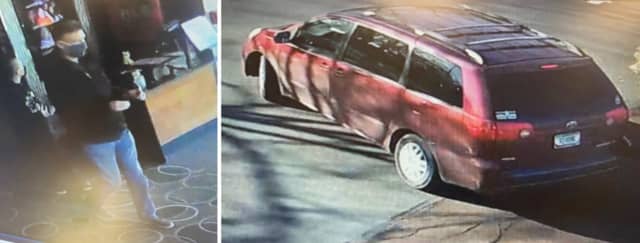Police in North Coventry are attempting to track down a minivan they say was involved in a hit-and-run crash.