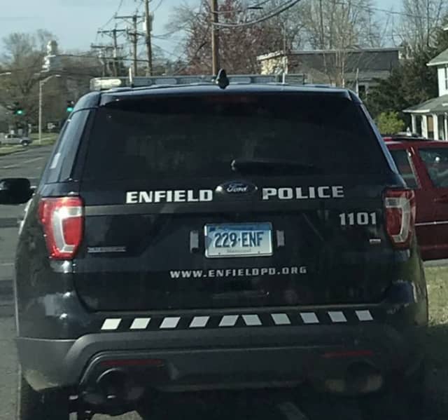 An Enfield woman was found dead in her driveway.