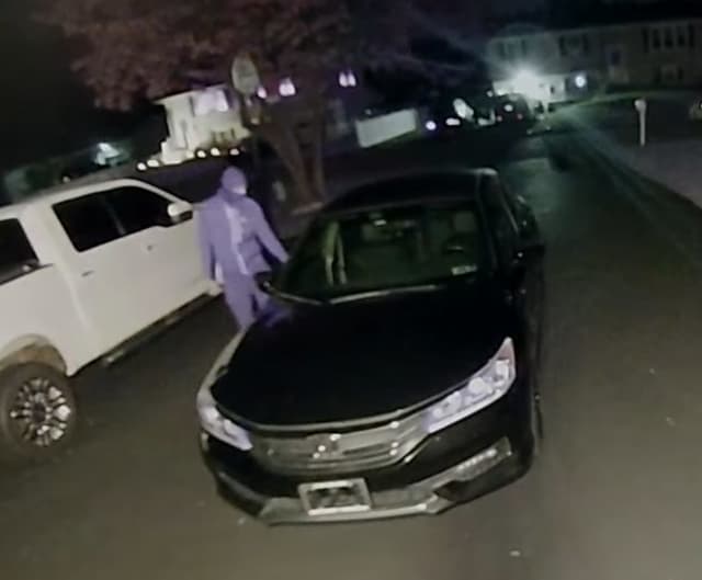 A suspect was caught on video brazenly attempting to break into cars in Northampton County before dawn Thursday.