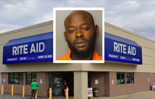 Ryan Boothe is accused of robbing the Chelthenham Rite Aid at gunpoint.