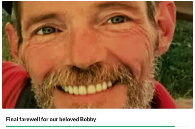 More than $9,200 had been raised as of Tuesday morning for the family of Robert Lee “Bobby” Baker, a beloved Sussex County father and Air Force veteran who was hit and killed by a car while crossing Route 23 on Monday.