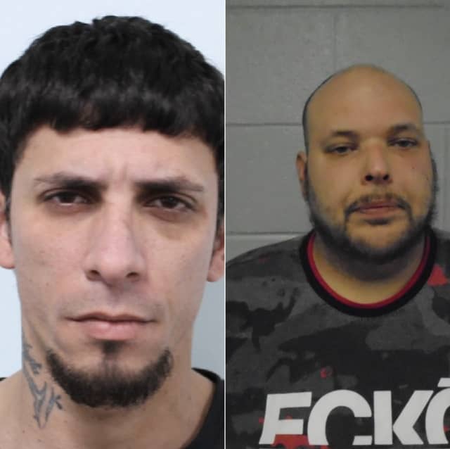 Angel Gonzalez, 34, of Springfield (left), and Derek Michalczyk, 34, of Springfield.