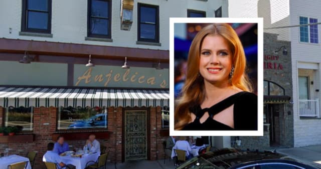 Amy Adams was spotted at Anjelica's in Sea Bright.