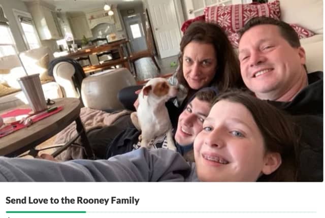 More than $64,000 had been raised as of Friday for the family of Jim Rooney, who suffered a traumatic brain injury and several broken bones after he was struck by a car.