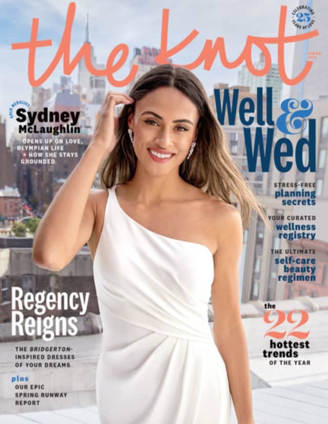 Sydney McLaughlin is gracing the cover of "The Knot."
