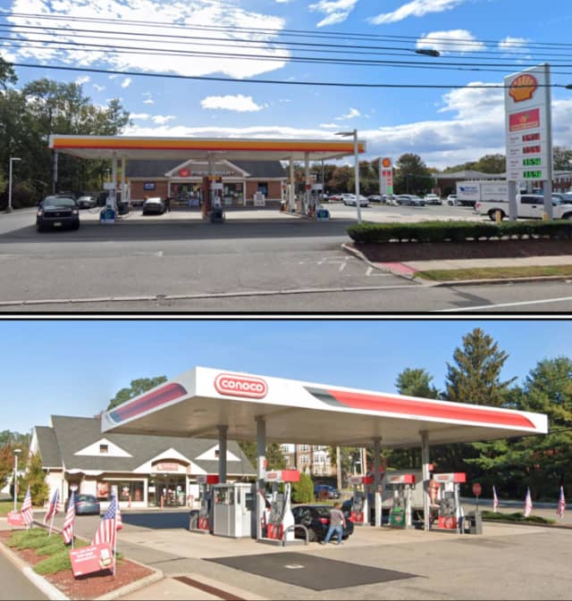 Shell on Route 46 East and Conoco on Route 46 West in Parsippany