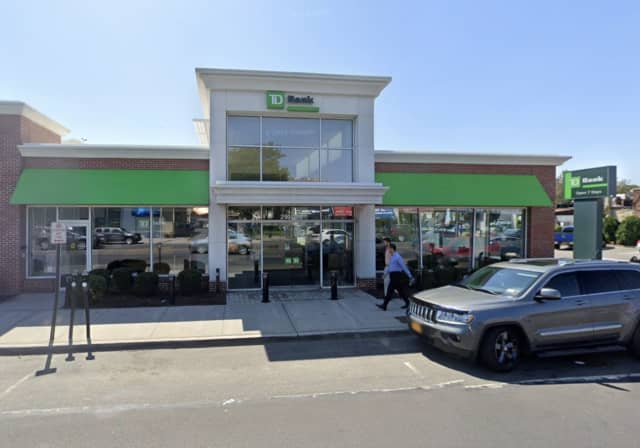 The TD Bank in Rockville Centre.