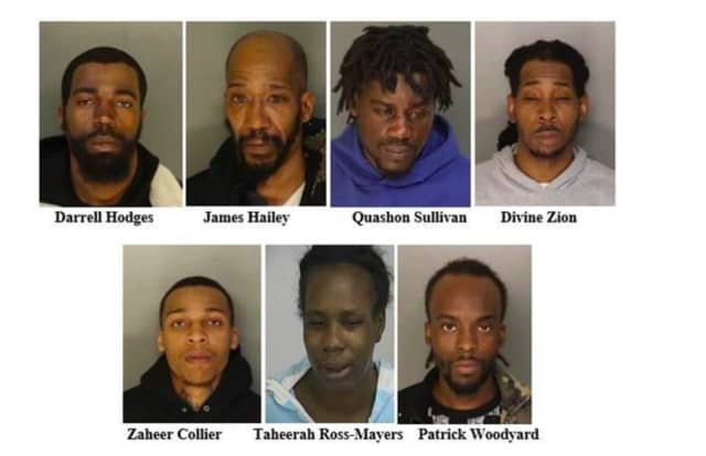 Seven arrested since April 29, 2022 on illegal weapons offenses in Newark.