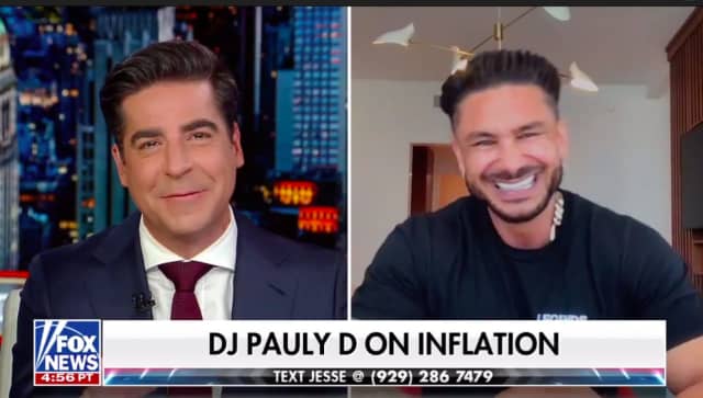 Pauly D shares his thoughts on inflation with Jesse Watters.