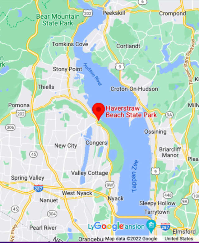 The swimmer went missing at Haverstraw Beach State Park.