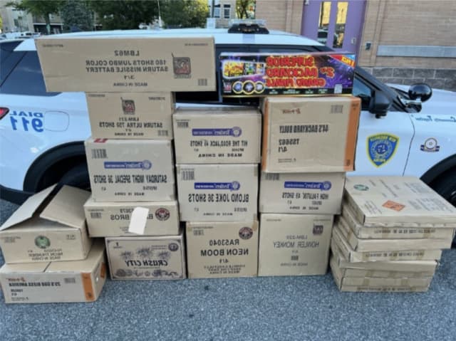 Two New Rochelle men are behind bars, accused of illegally selling fireworks.