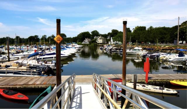A man was found dead in the water at the Rye boat basin.
