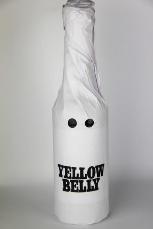 A bottle of Yellow Belly beer