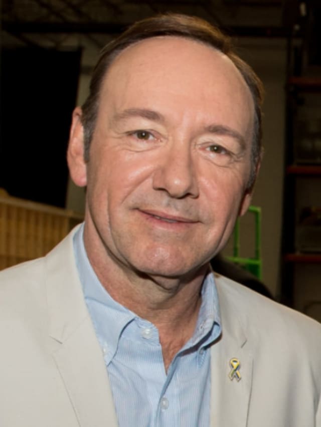 Kevin Spacey on the set of "House of Cards"  in Joppa, MD in 2013.