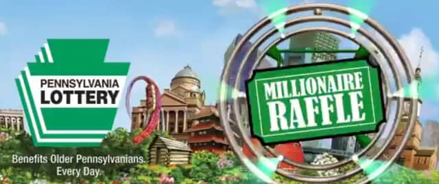 Pennsylvania Lottery Millionaire Raffle for New Year's 2021.