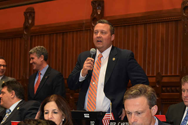 State Rep. J.P. Sredzinski has voted in favor of a bill abolishing the requirement that state troopers notify legislators of special sessions.