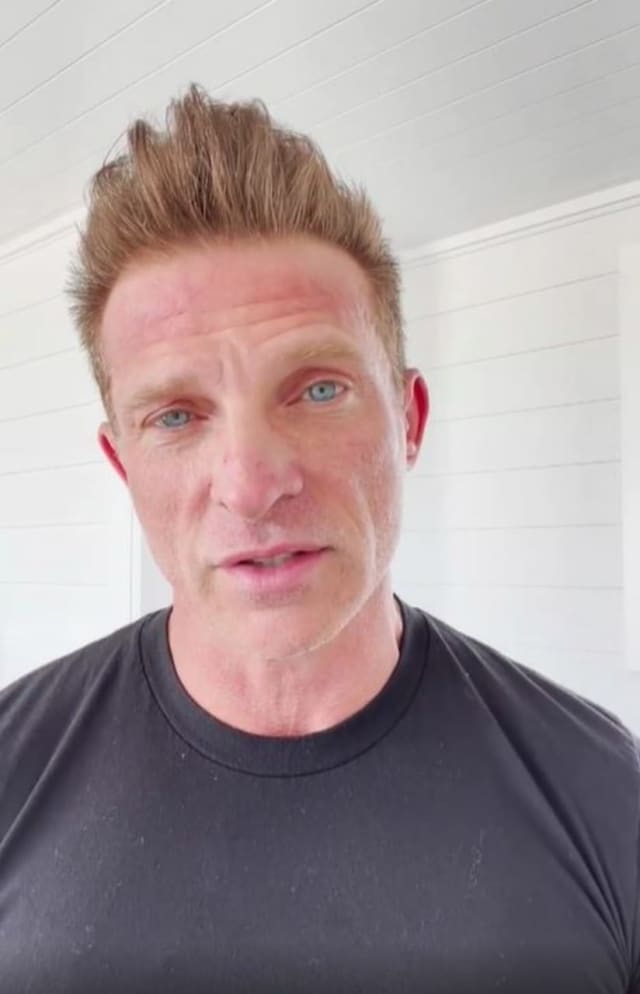 Steve Burton posted a video on Instagram announcing he was let go from General Hospital.