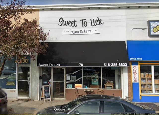 Sweet To Lick Vegan Bakery, located at 78 Hillside Ave. in Williston Park