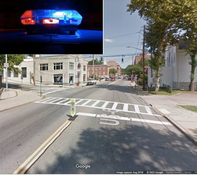 The area of the shooting incident in Peekskill.