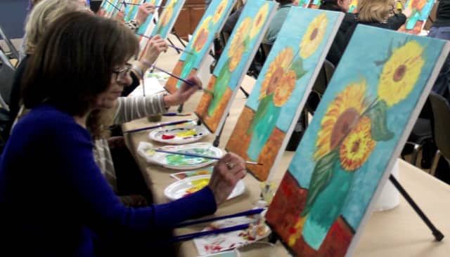 Canvas and Cork will bring a painting event to the Bogota VFW Ladies Auxiliary.