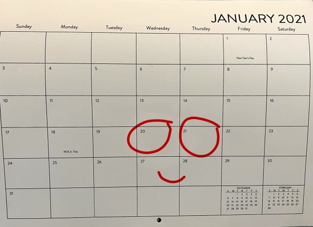 January 20 and January 21 feature unique number patterns this year.