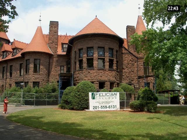 Iverson Castle, on the campus of Felician University, is a well-known landmark.