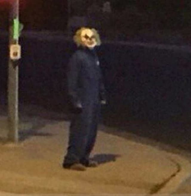 Sightings of scary clowns similar to the one seen here have been reported across the country, prompting Connecticut State Police and local police departments to issue a public warning about pranks.
