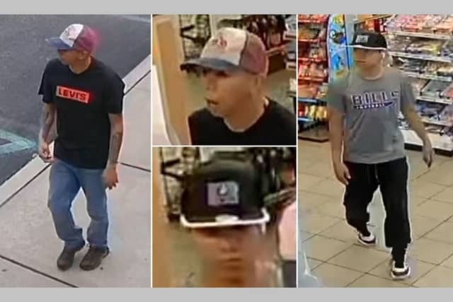 ANYONE who saw the men in the photos, or has information that can help identify either or both of them is asked to contact Glen Rock Police Detective Sgt. James Calaski at (201) 670-3948 or jcalaski@glenrockpolice.com.
